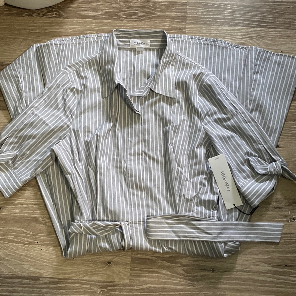 Calvin Klein Grey Dress Brand New